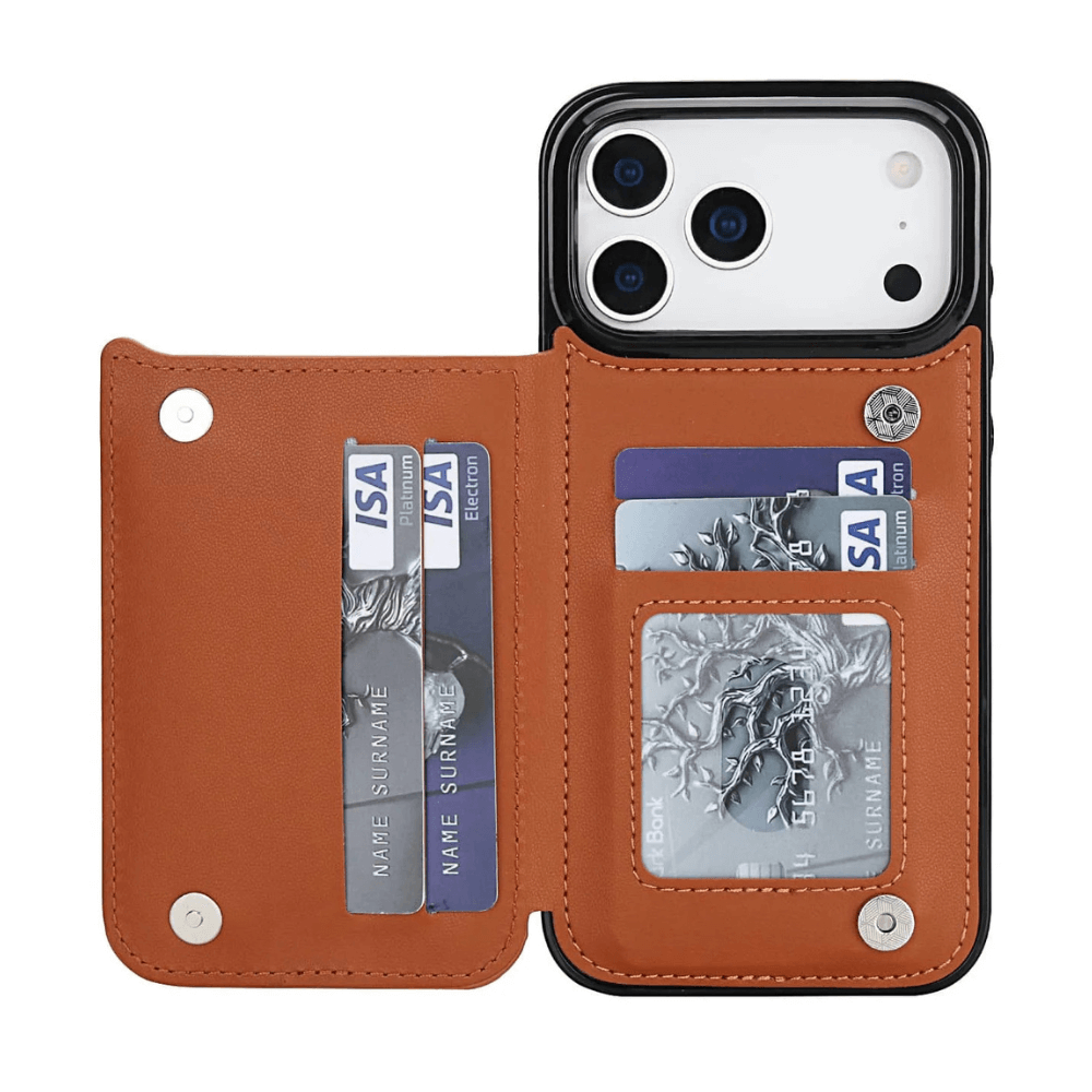 Tempero Leather Flip Wallet iPhone Case - Astra Cases