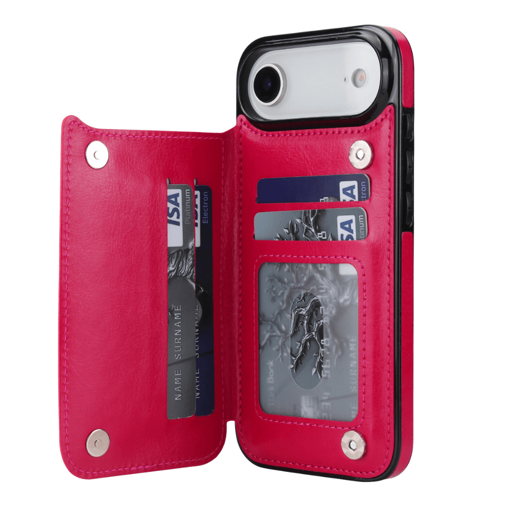 Vistor Leather Flip Wallet Case For iPhone 17 Series