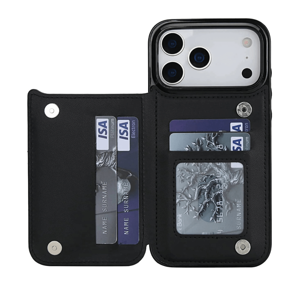 Tempero Leather Flip Wallet iPhone Case - Astra Cases