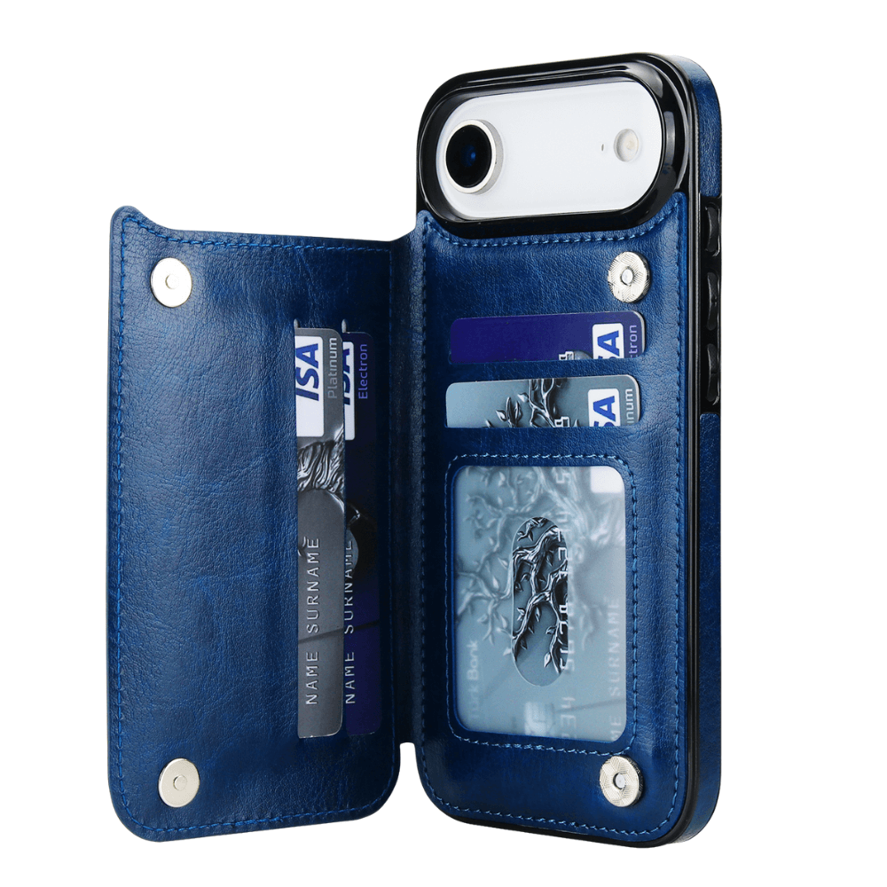 Vistor Leather Flip Wallet Case For iPhone 17 Series