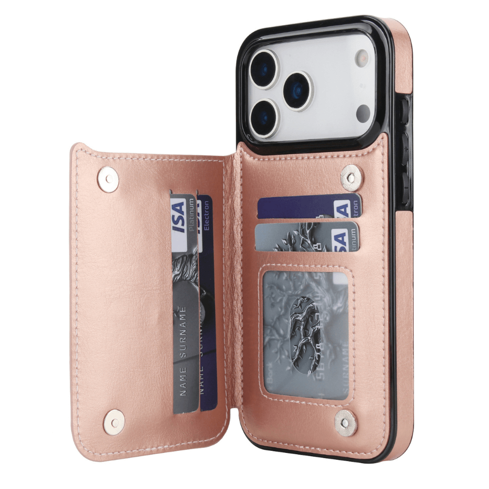 Vistor Leather Flip Wallet Case For iPhone 17 Series