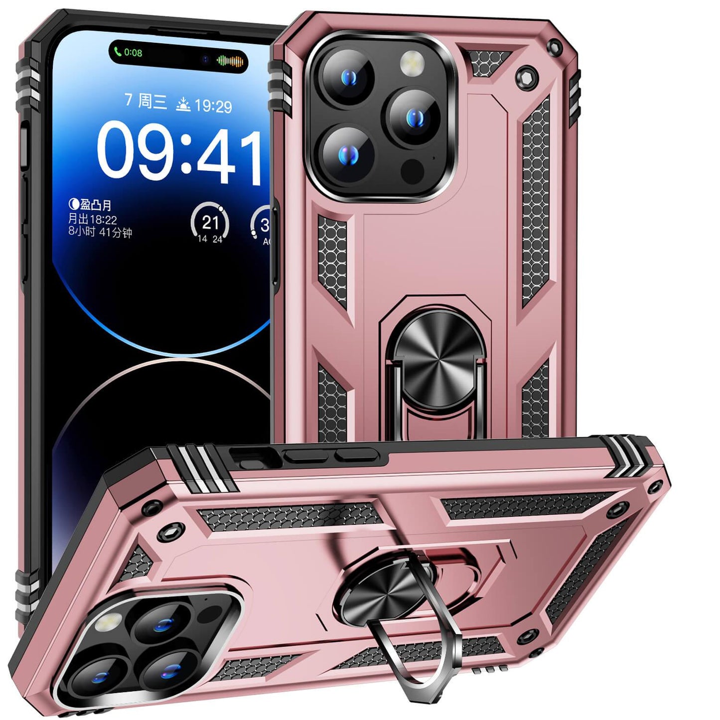 NATO Military Grade Case With Kickstand For iPhone 15 Series - Astra Cases SG