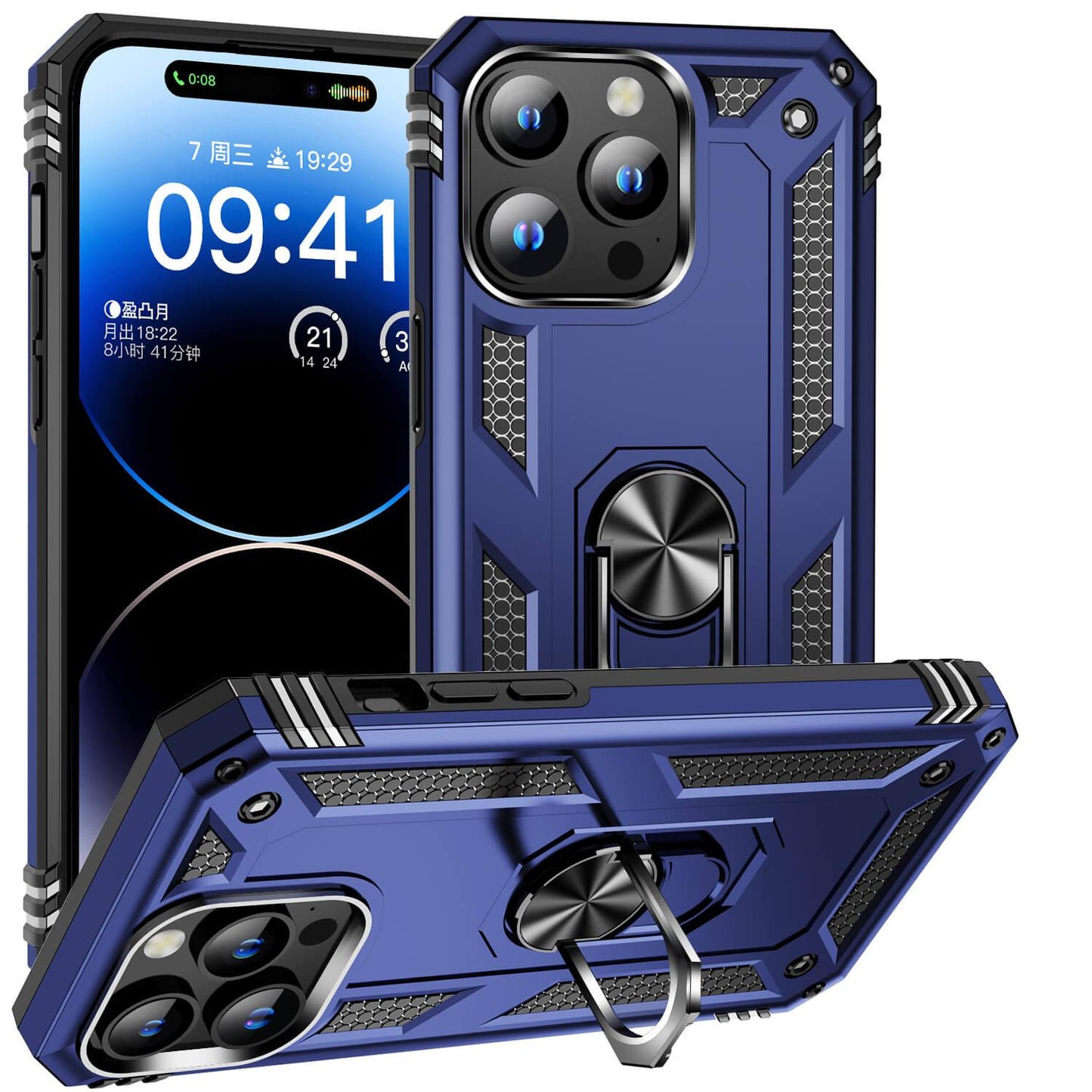 NATO Military Grade Case With Kickstand For iPhone 15 Series - Astra Cases SG
