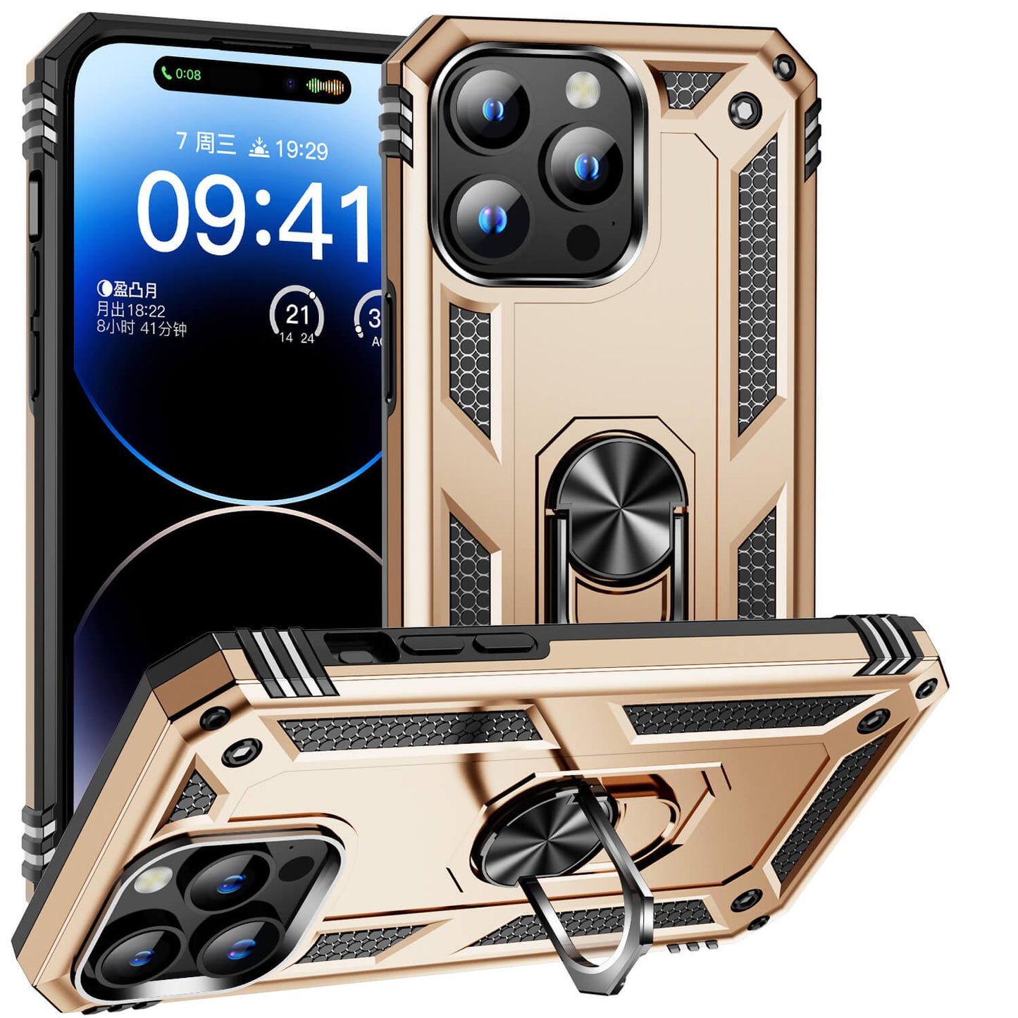 NATO Military Grade Case With Kickstand For iPhone 15 Series - Astra Cases SG