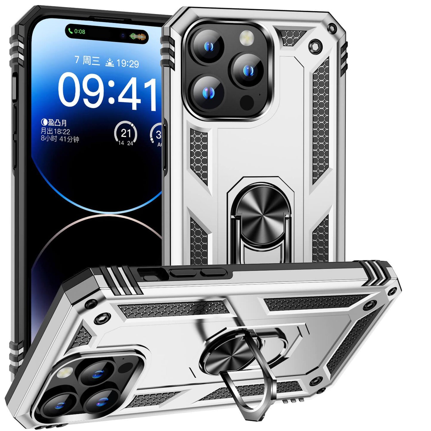 NATO Military Grade Case With Kickstand For iPhone 15 Series - Astra Cases SG