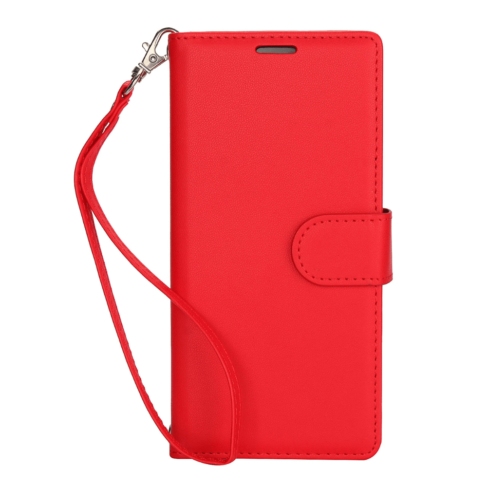Saeta Shockproof Leather Flip Wallet iPhone Case - Astra Cases