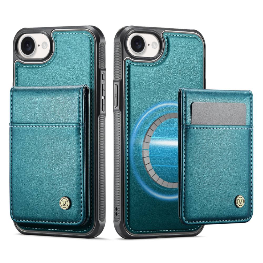Perdo Magnetic Leather Wallet iPhone Case With Detachable Card Holder
