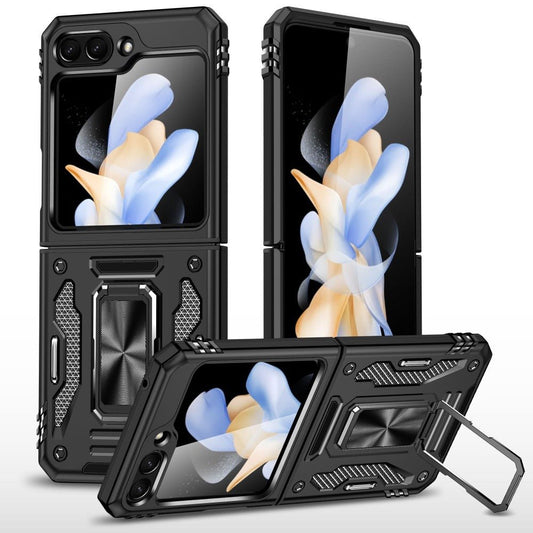 Ignis Military Shockproof Case for Galaxy Z Flip With Magnetic Ring Kickstand