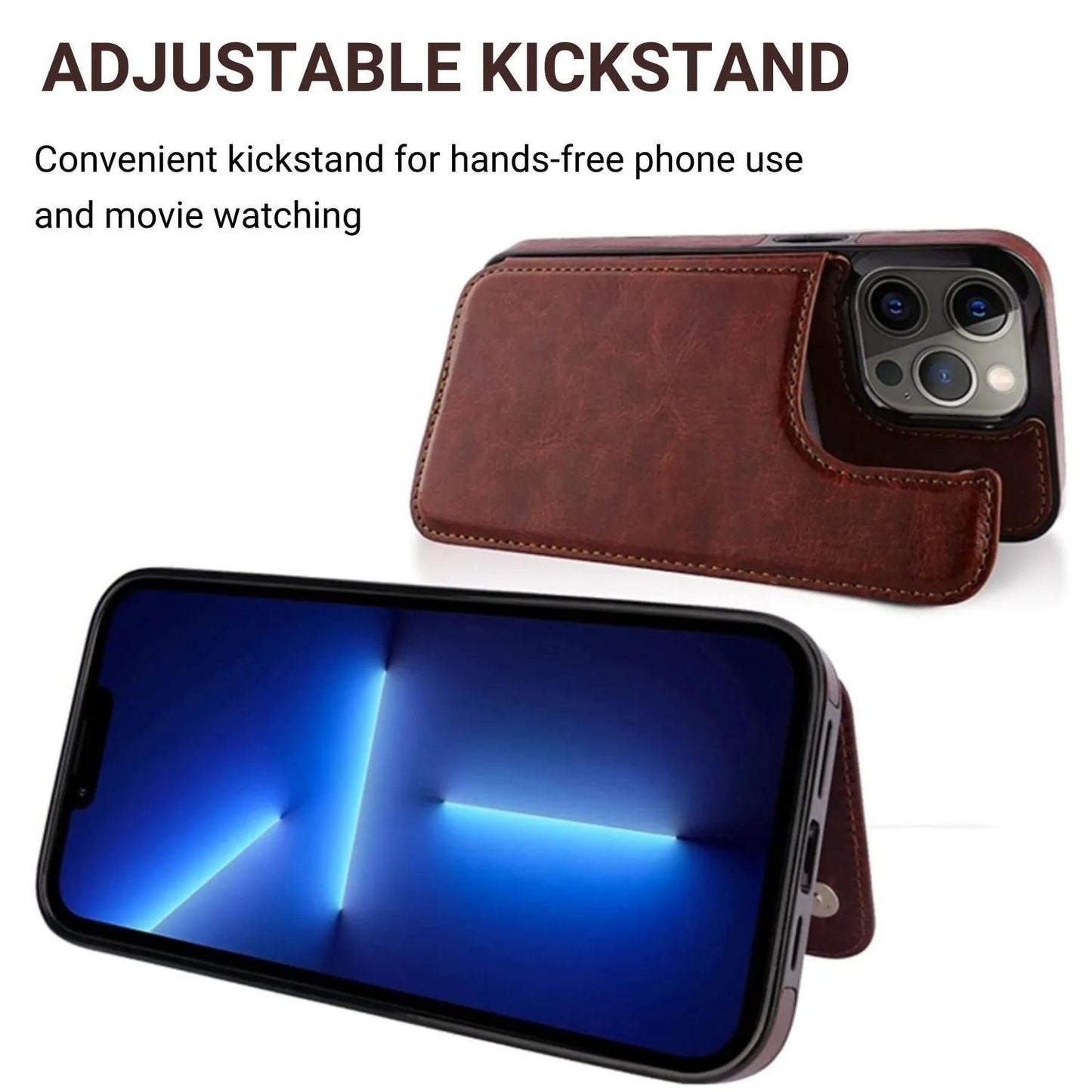 Vistor Leather Flip Wallet Case For iPhone 14 and 15 Series - Astra Cases SG