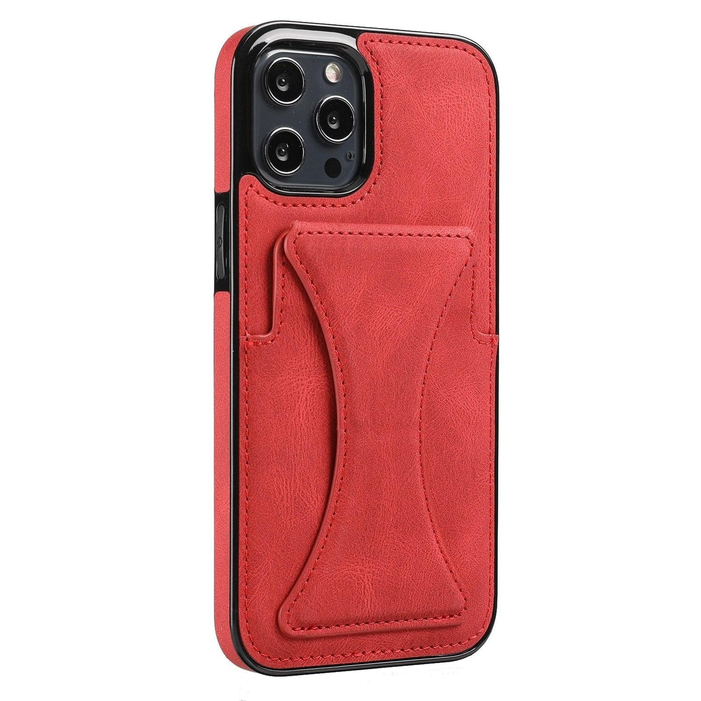 Amare Leather iPhone Case With Card Holder - Astra Cases SG