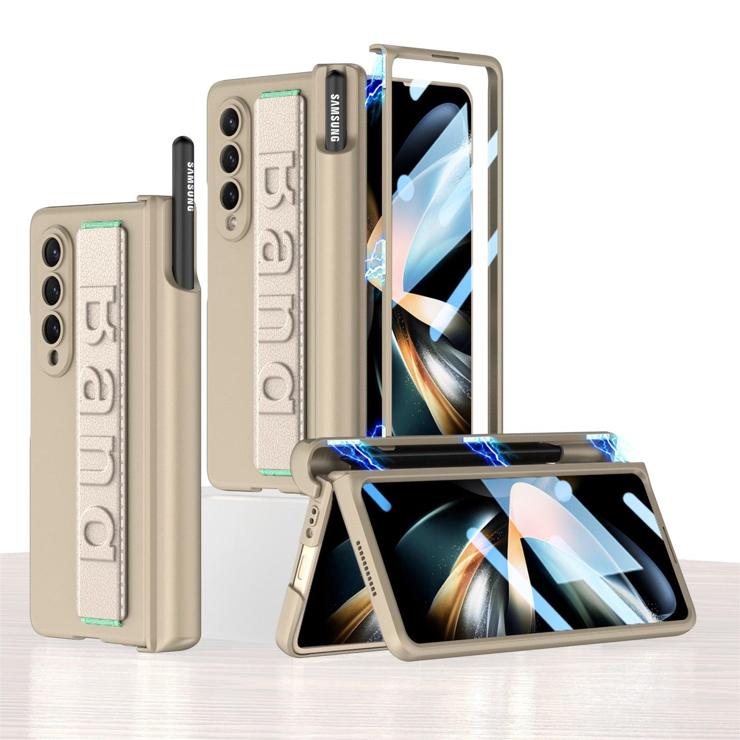Fumi Protective Case With Magnetic Pen Hinge And Screen Protector for Galaxy Z Fold 4 - Astra Cases SG