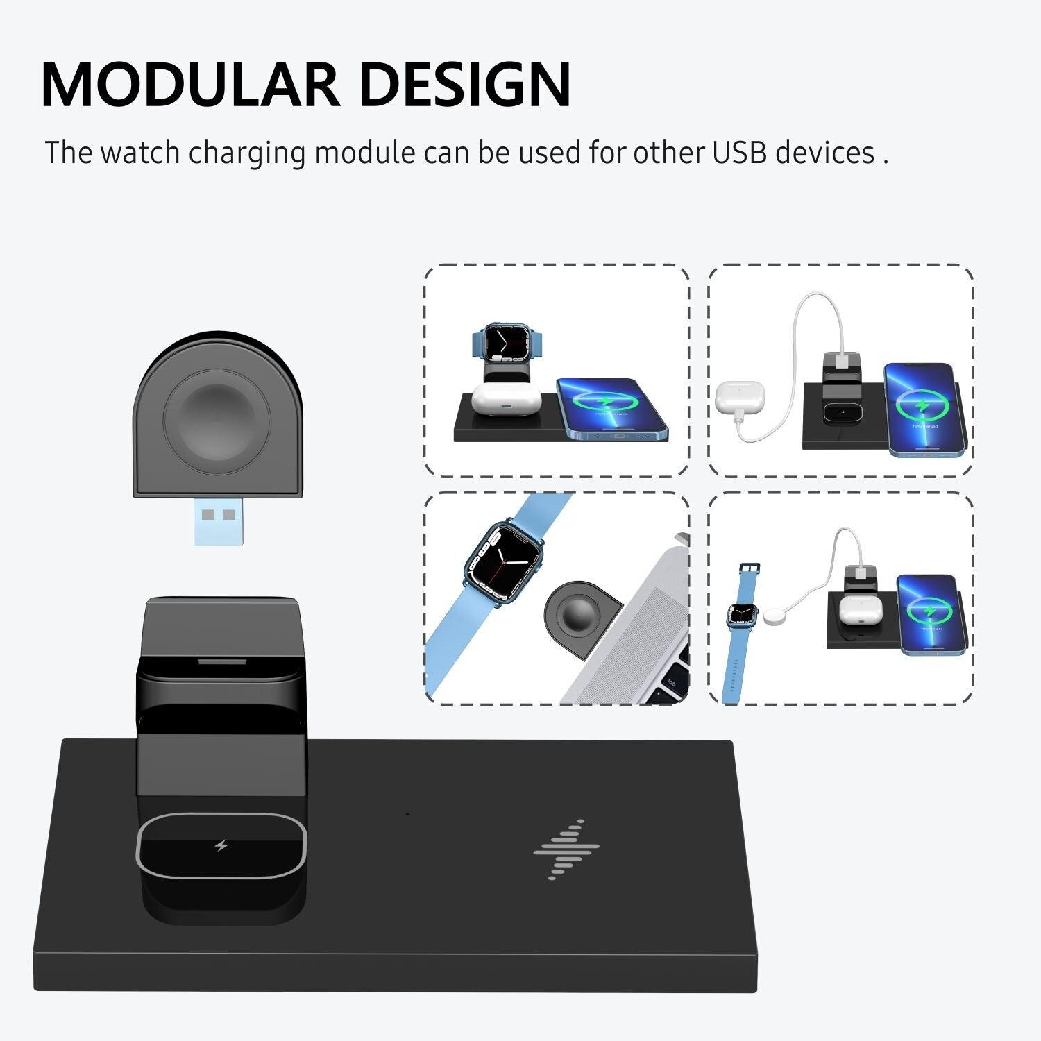 Crinis 3-in-1 Wireless Charging Station - Astra Cases SG