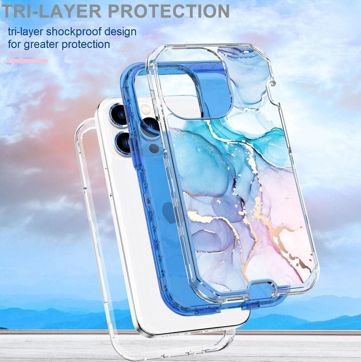 Castra Marble Pattern Soft Silicone iPhone Case - Astra Cases SG