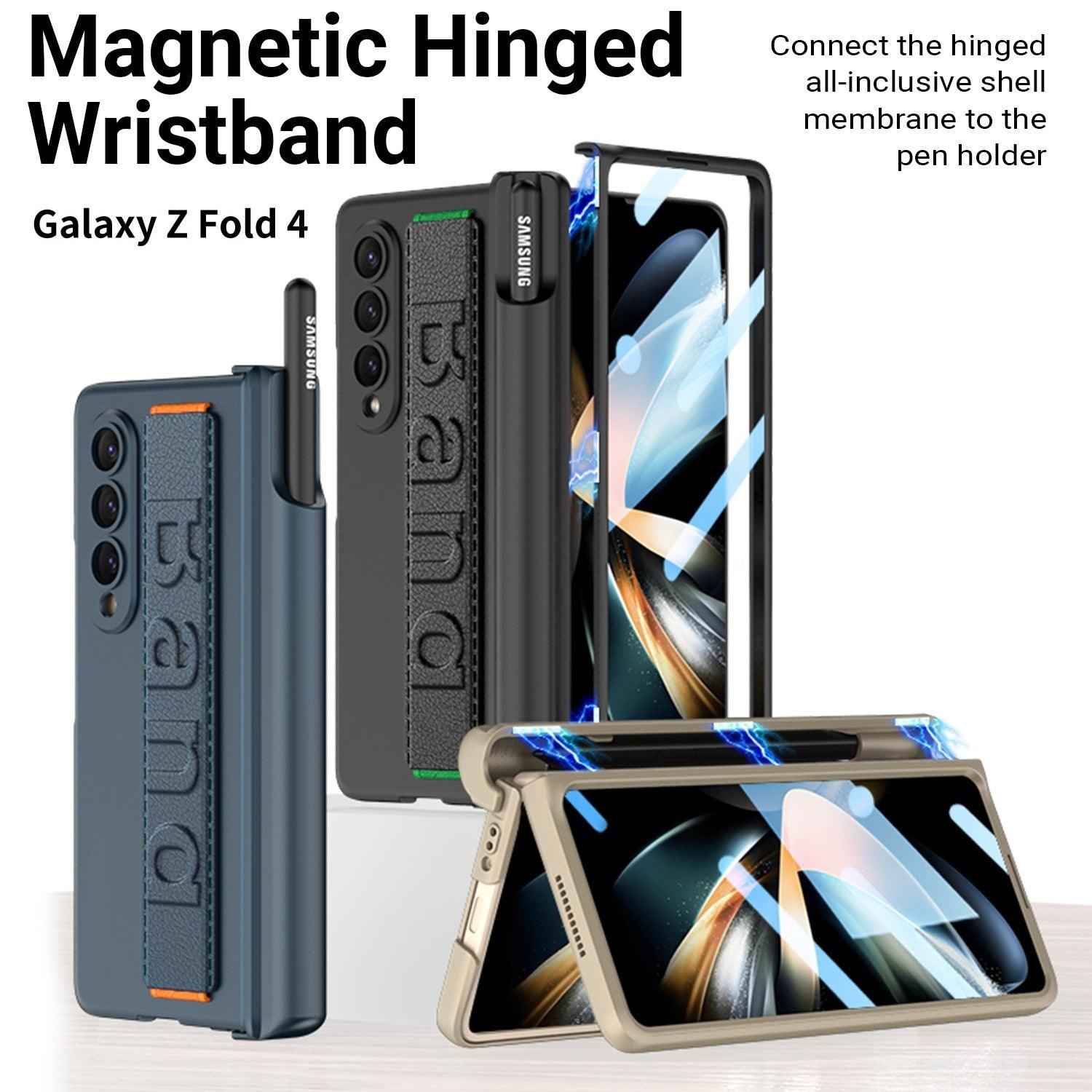 Fumi Protective Case With Magnetic Pen Hinge And Screen Protector for Galaxy Z Fold 4 - Astra Cases SG
