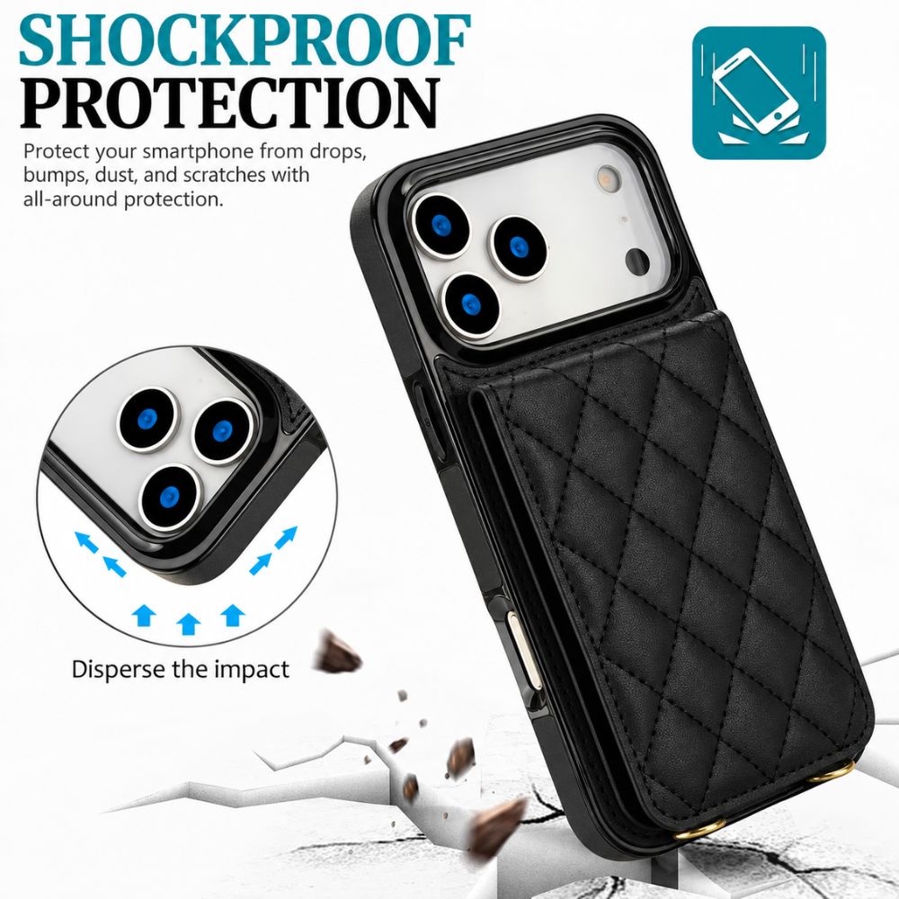 Devoco Leather Wallet iPhone Case With Card Holder