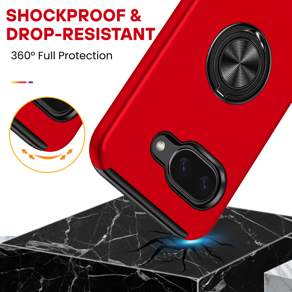 Palea Shockproof Case For Google Pixel With Ring Holder - Astra Cases