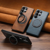 Caries Leather Galaxy Case With Built-in Kickstand