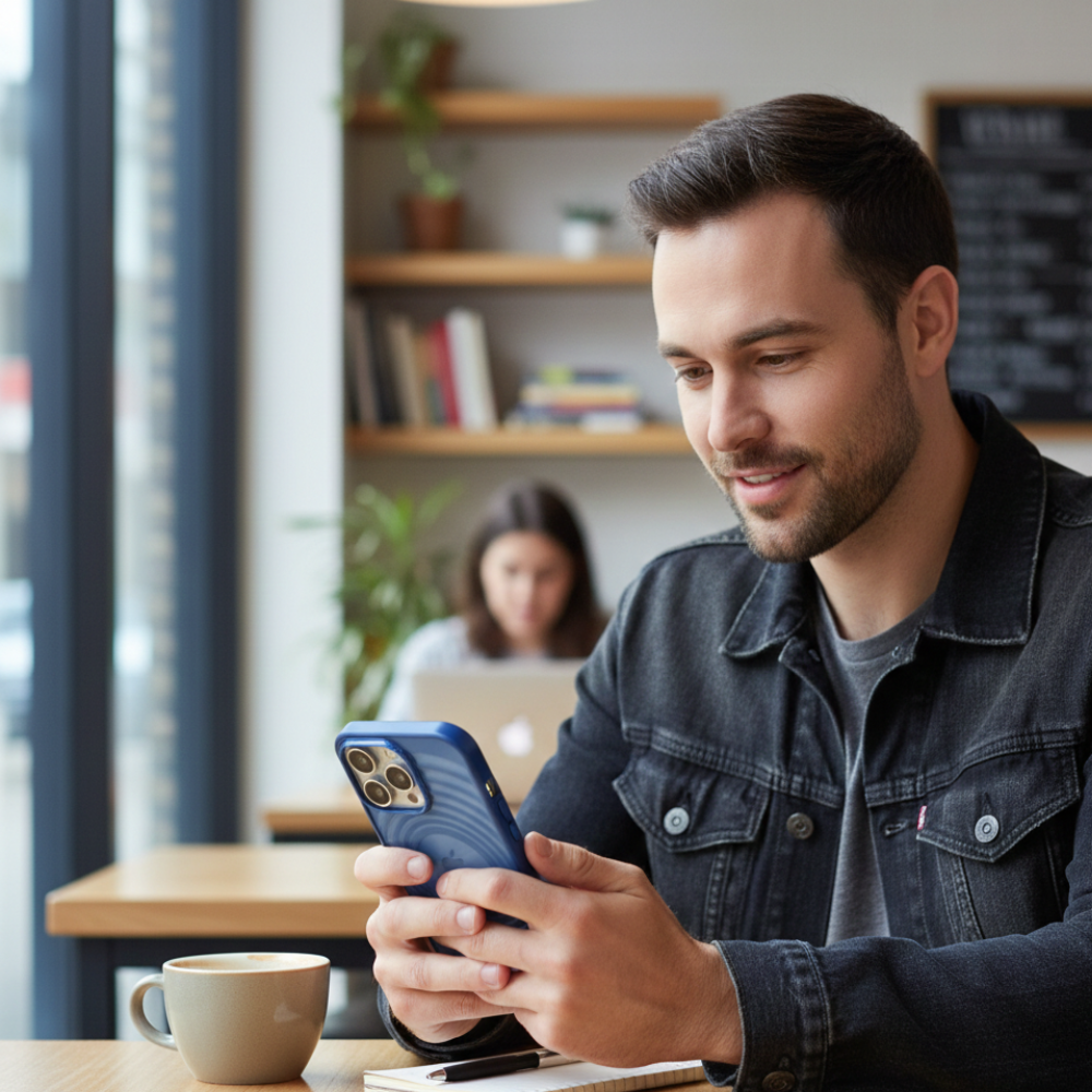 Unda Slim Shockproof Clear iPhone Case With Airbag Corners