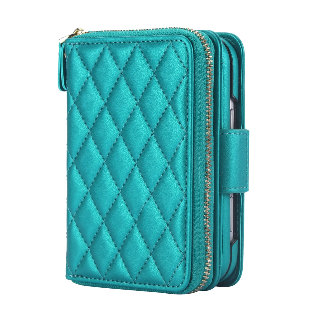 Acceptus Quilted Leather Wallet Case For iPhone 15-18