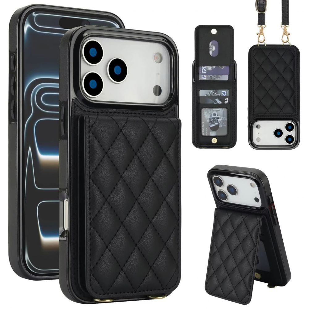 Devoco Leather Wallet iPhone Case With Card Holder
