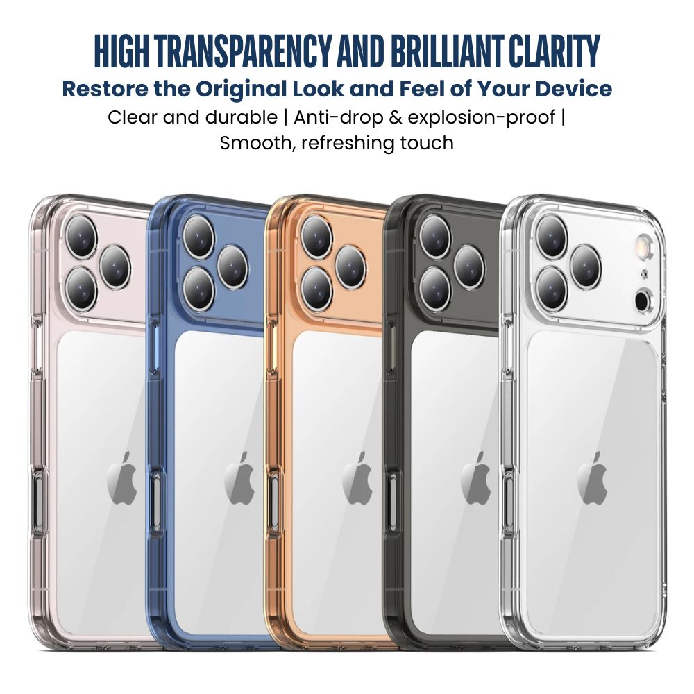 Casus Clear Shockproof iPhone Case - Astra Cases