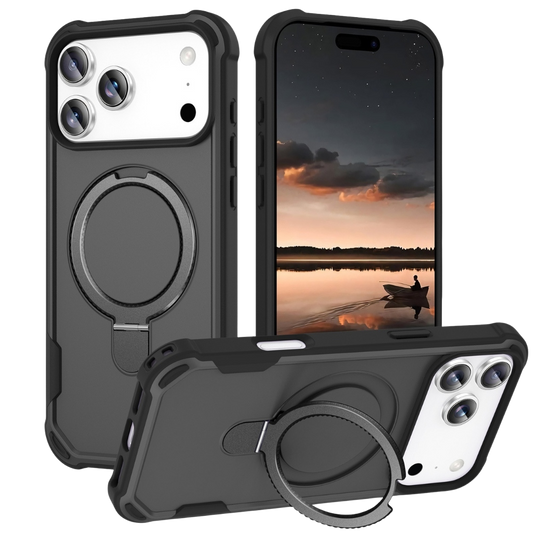Fruor Slim Shockproof MagSafe iPhone Case With Ring Holder
