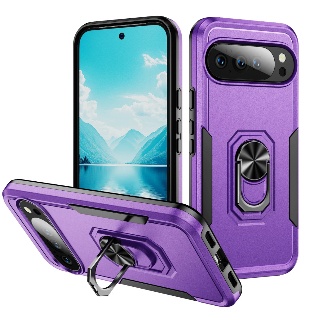 Odio Shockproof Case For Google Pixel With Ring Holder - Astra Cases