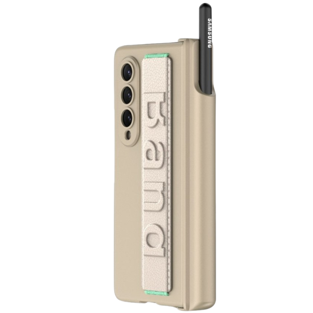 Fumi Protective Case With Magnetic Pen Hinge And Screen Protector for Galaxy Z Fold 4