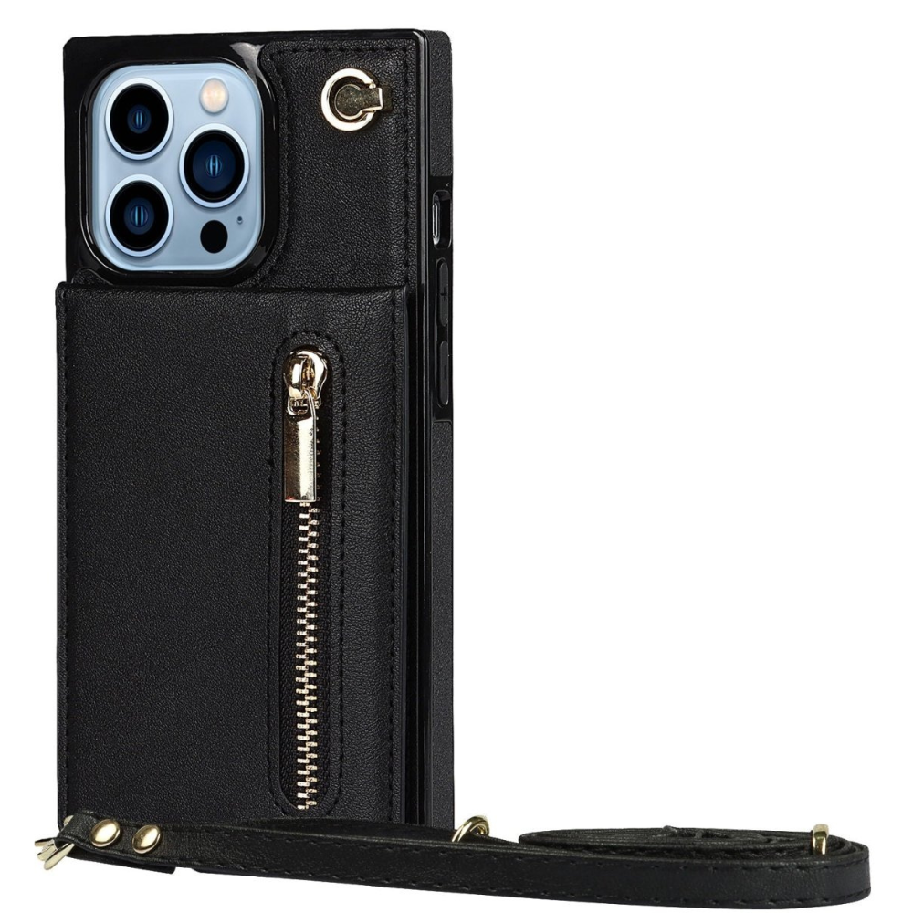 Nitida Crossbody Leather Case With Stand