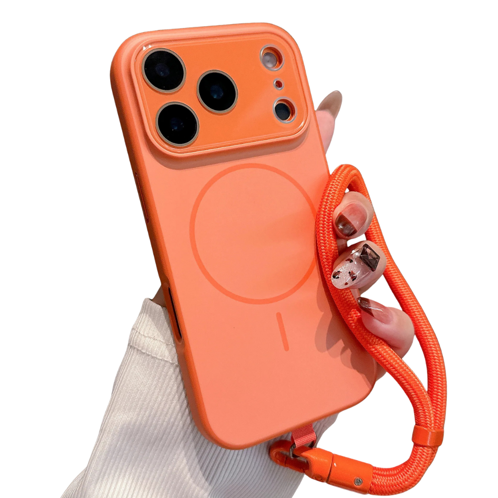 Nexus Magnetic Charging Shockproof iPhone Case With Hand Strap