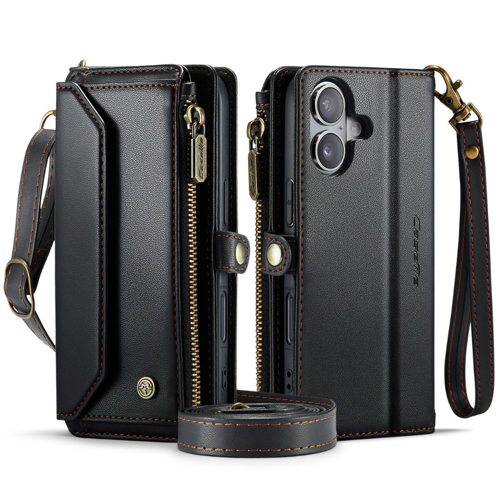 Cervus RFID Blocking Wallet Case With Crossbody Strap And Lanyard