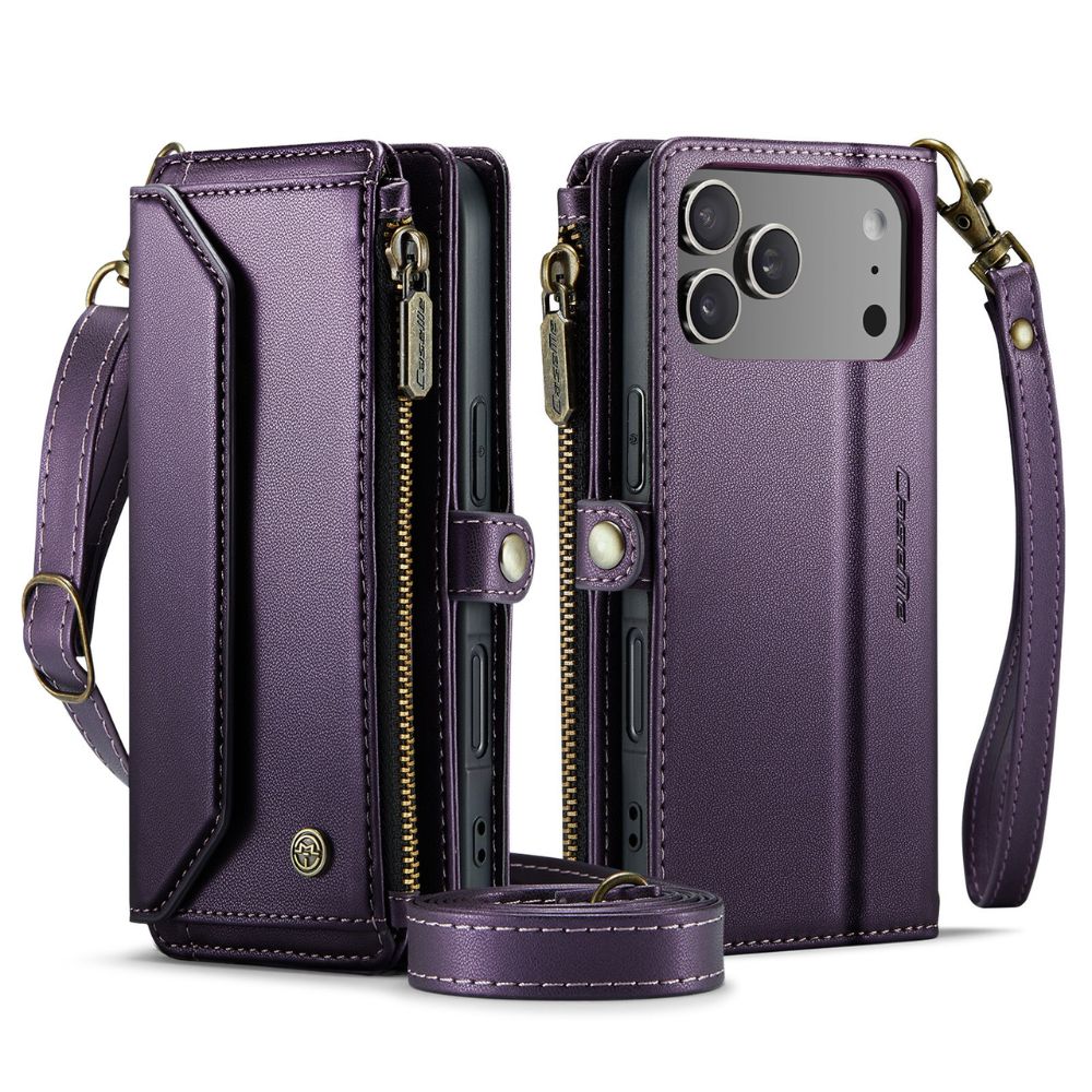 Cervus RFID Blocking Wallet Case With Crossbody Strap And Lanyard