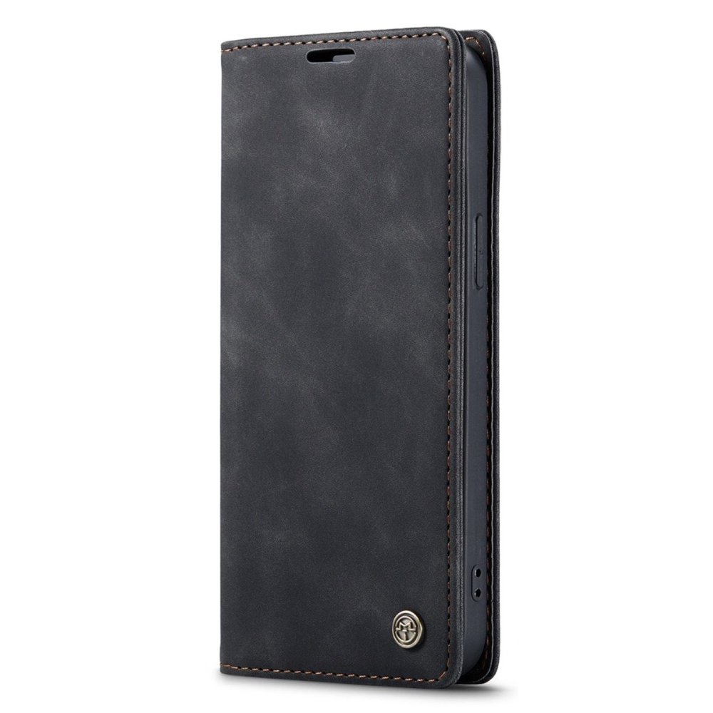 London Leather Wallet iPhone Case For iPhone 13-16 Series