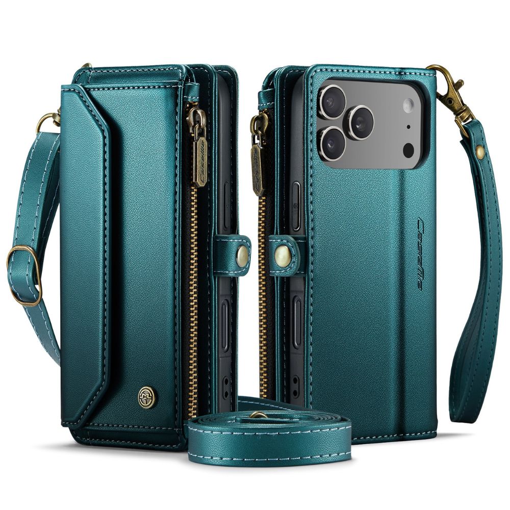Cervus RFID Blocking Wallet Case With Crossbody Strap And Lanyard