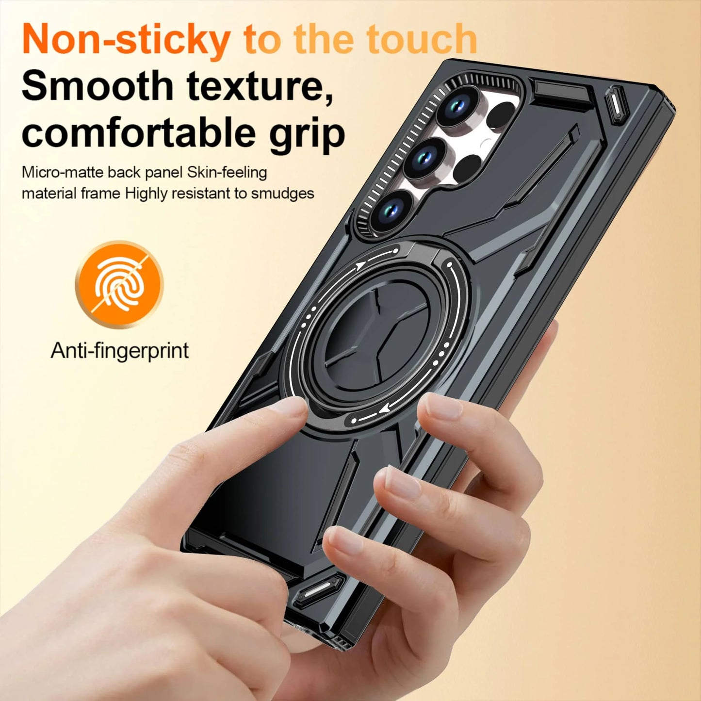 Leonis Shockproof Galaxy Case With Kickstand