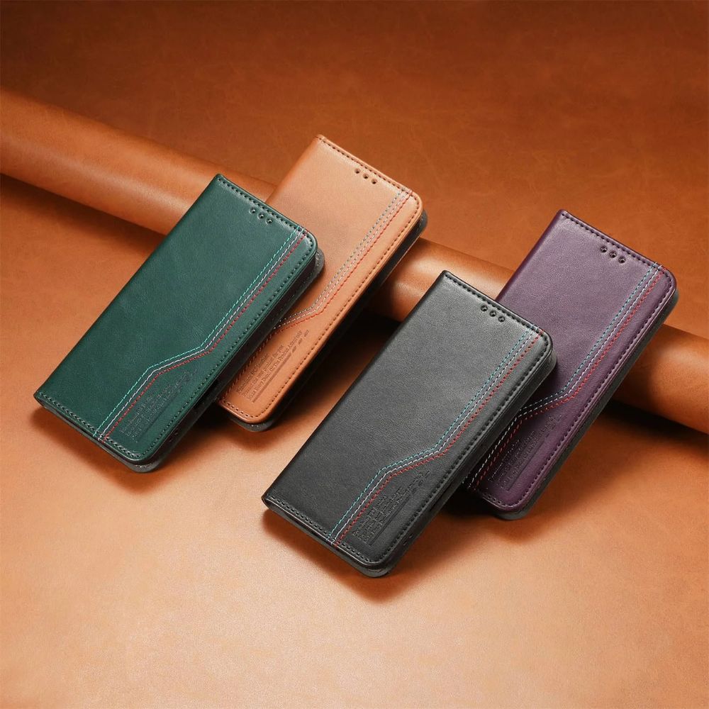 Civis Leather Wallet Flip iPhone Case - Astra Cases