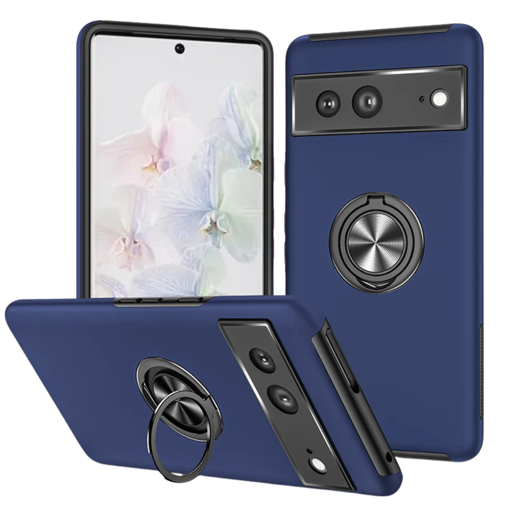 Pateo Shockproof Case For Google Pixel With Ring Holder - Astra Cases