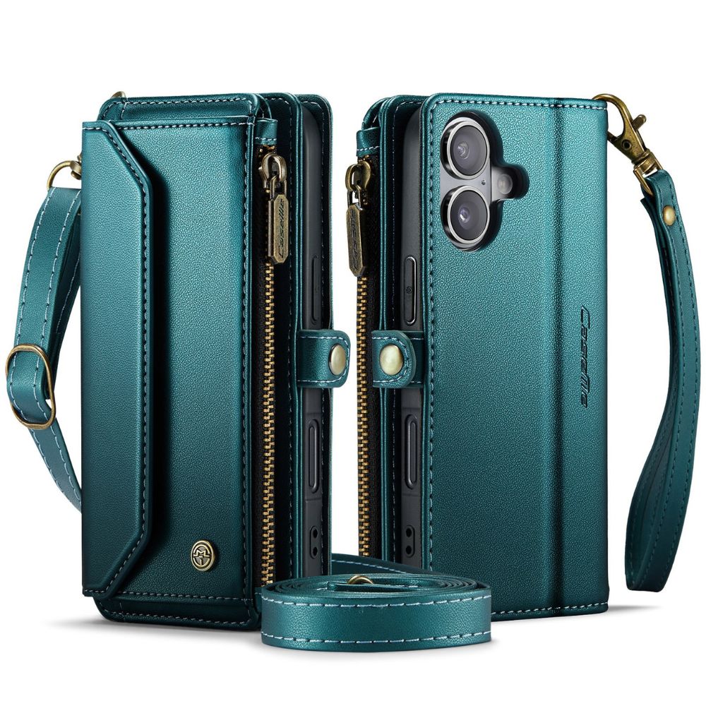 Cervus RFID Blocking Wallet Case With Crossbody Strap And Lanyard