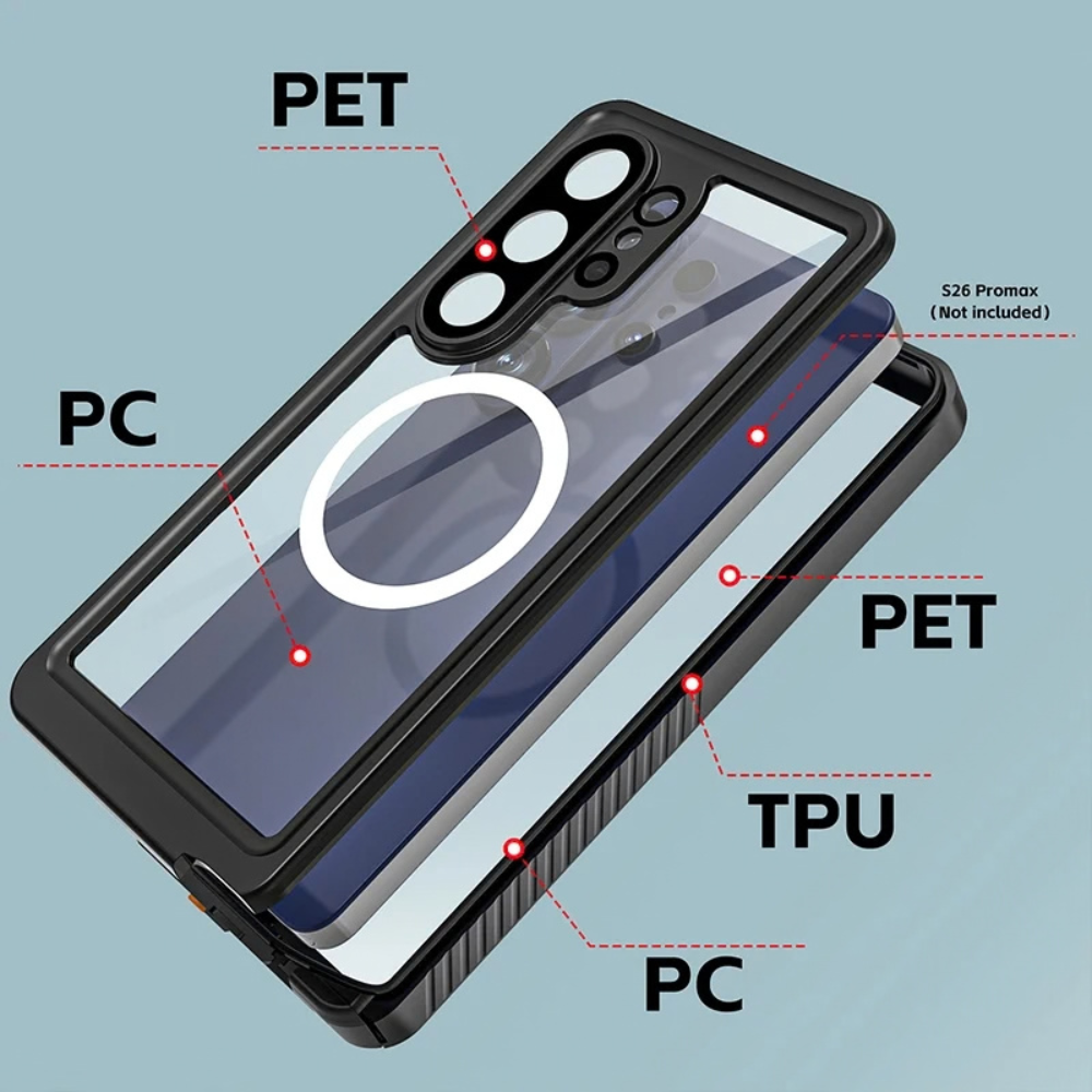 Vexo Prime MagSafe Waterproof Galaxy Case