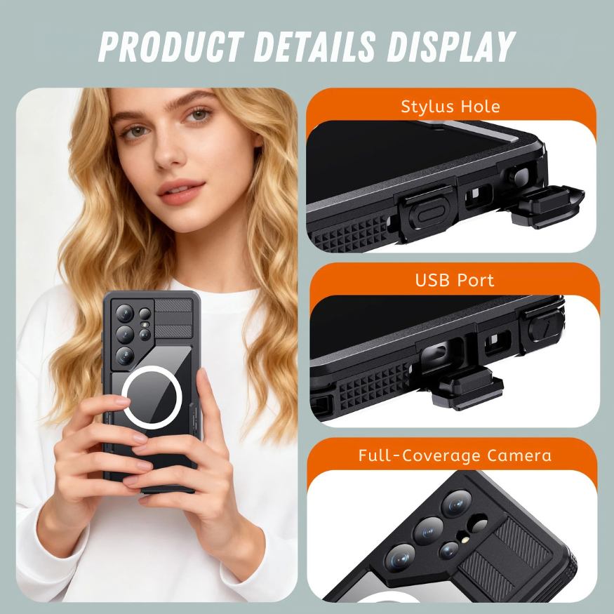 Imperium Waterproof Magnetic Galaxy Case
