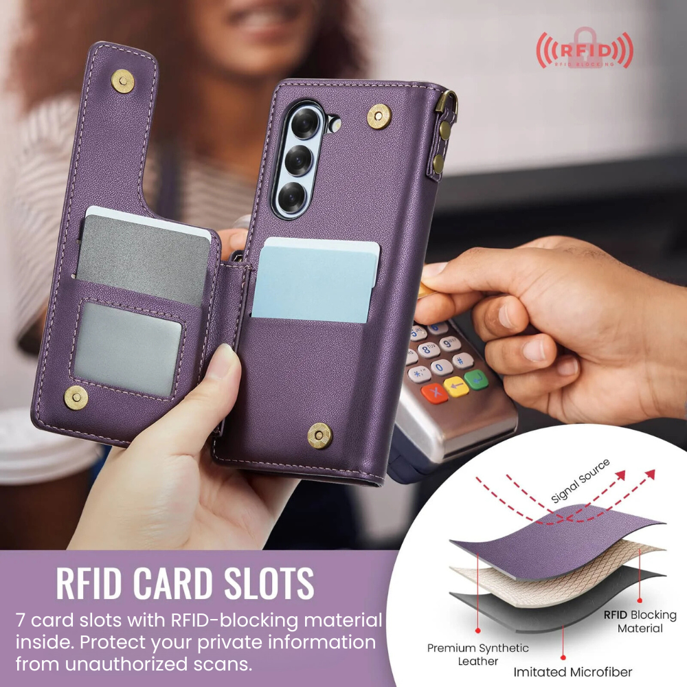 Palma RFID Blocking Wallet Galaxy Z Case