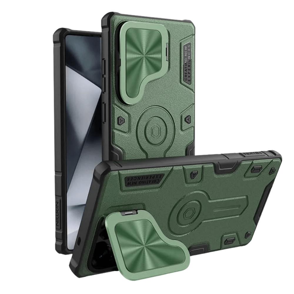 Accedo Heavy Duty Galaxy Case With Flip Lens Cover