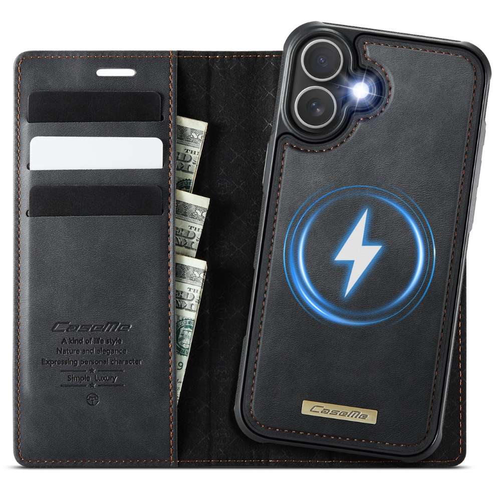 Quae Leather Flip MagSafe Wallet iPhone Case