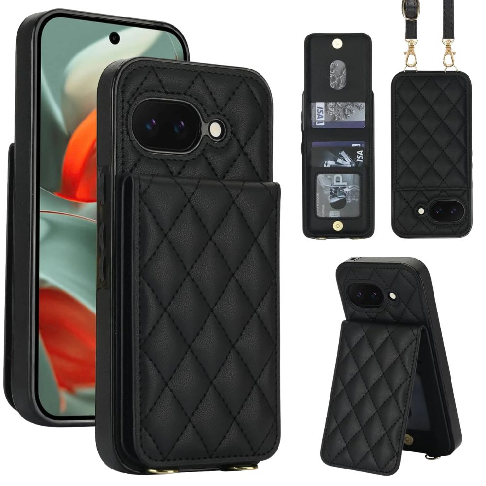 Cado Leather Wallet Google Pixel Case With Card Holder - Astra Cases