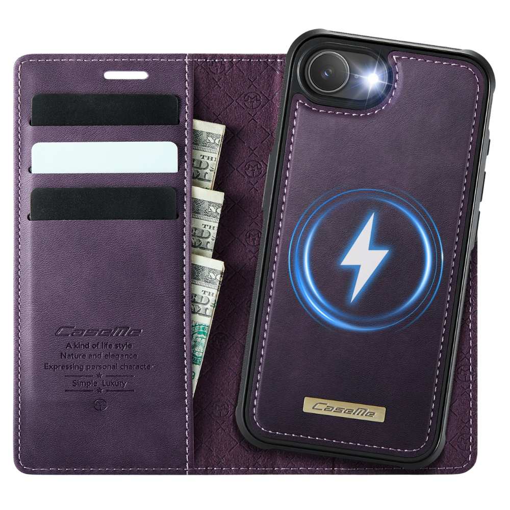 Quae Leather Flip MagSafe Wallet iPhone Case