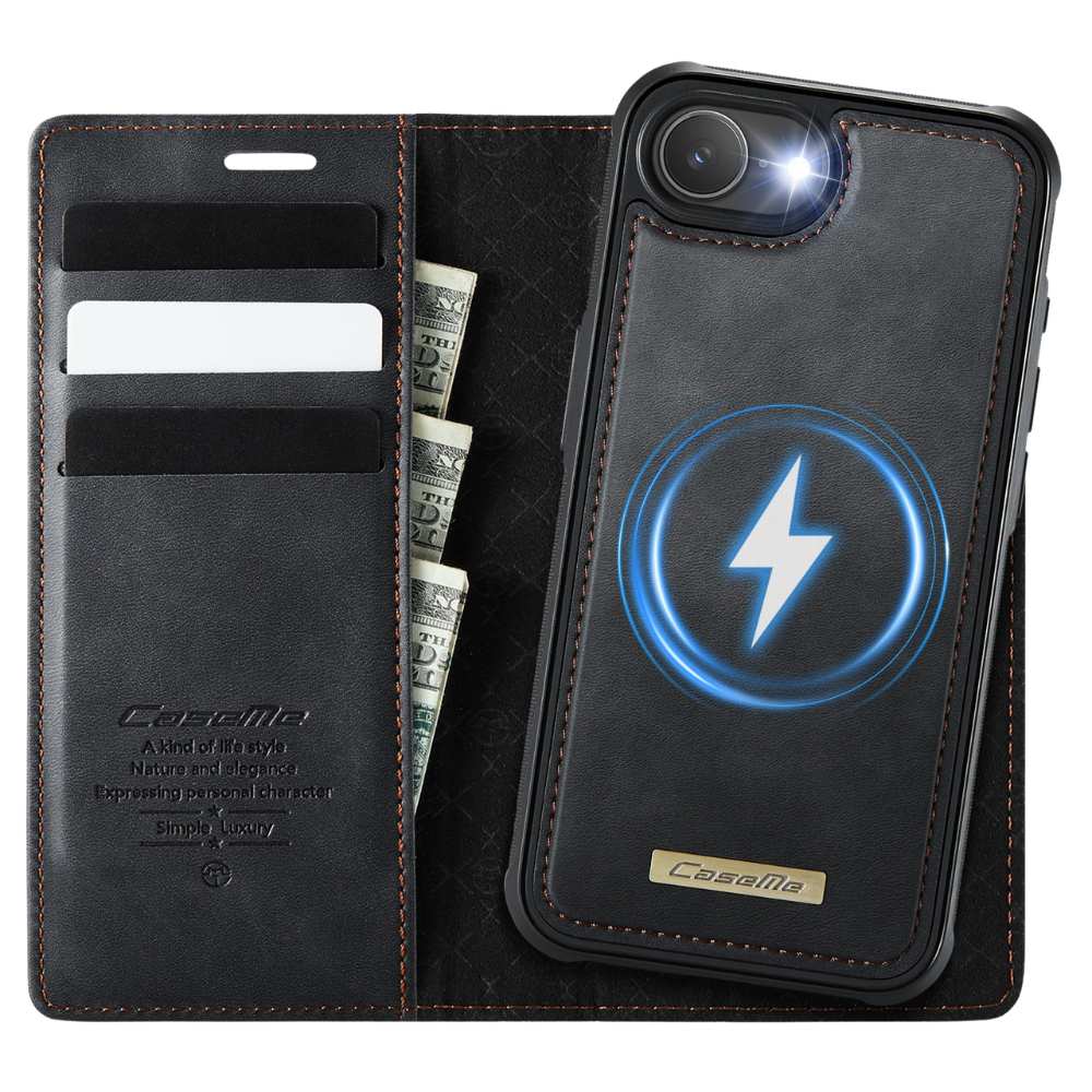 Quae Leather Flip MagSafe Wallet iPhone Case