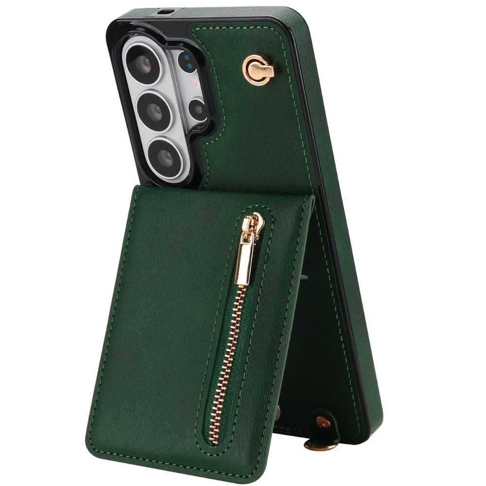 Mitis Crossbody Galaxy Leather Case With Stand