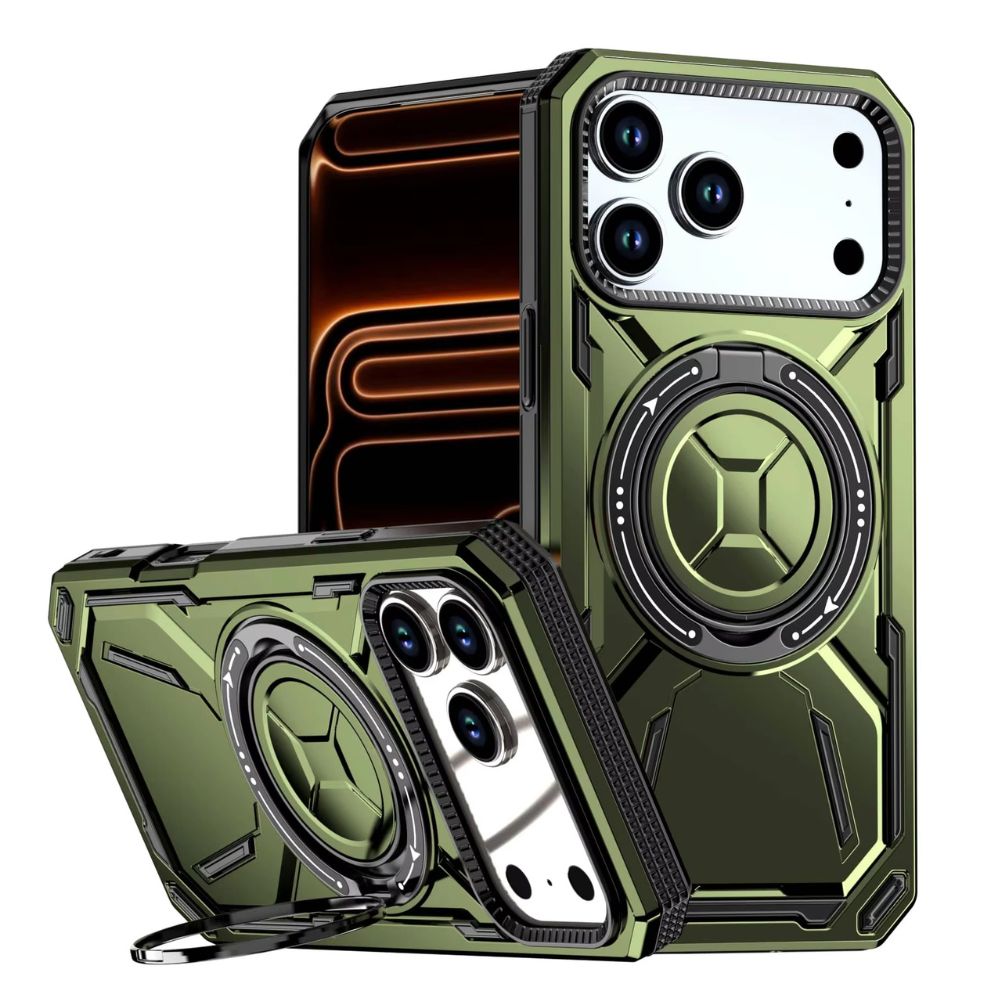 Virtus Magnetic Heavy Duty iPhone Case With Kickstand - Astra Cases