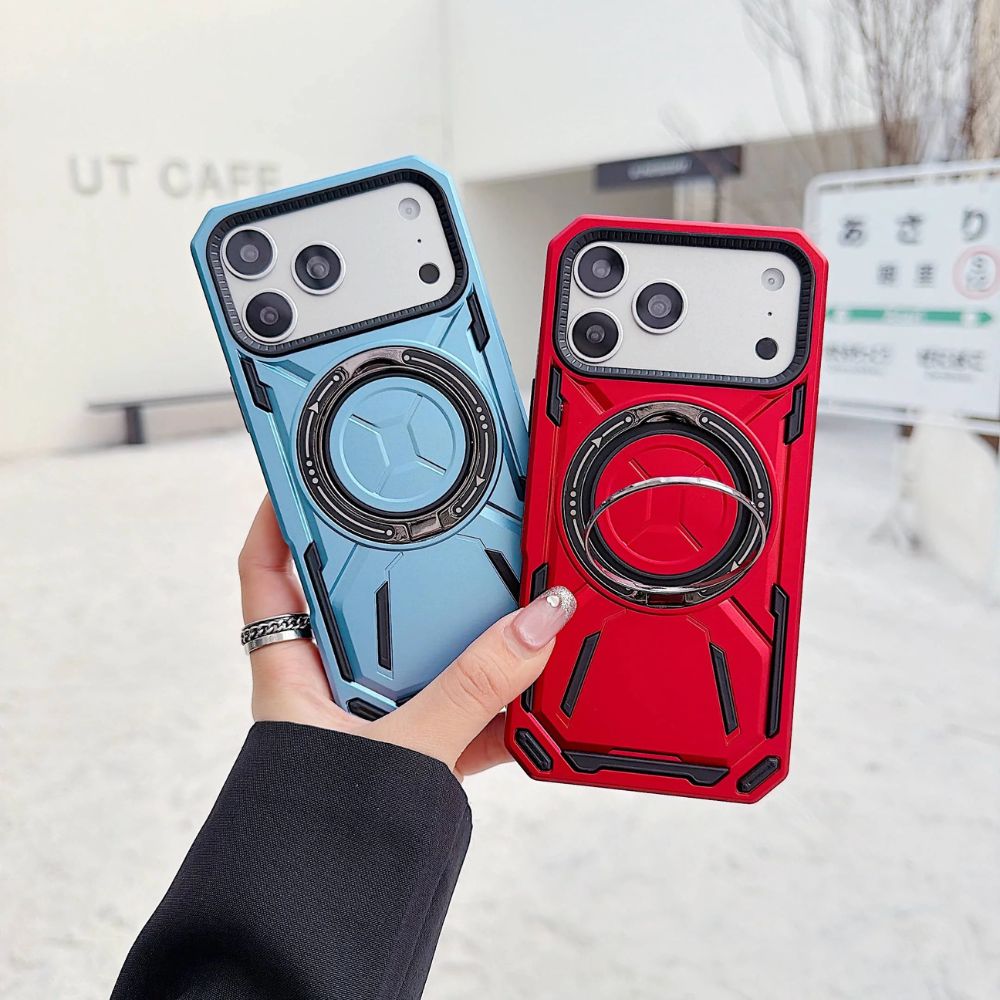 Virtus Magnetic Heavy Duty iPhone Case With Kickstand - Astra Cases