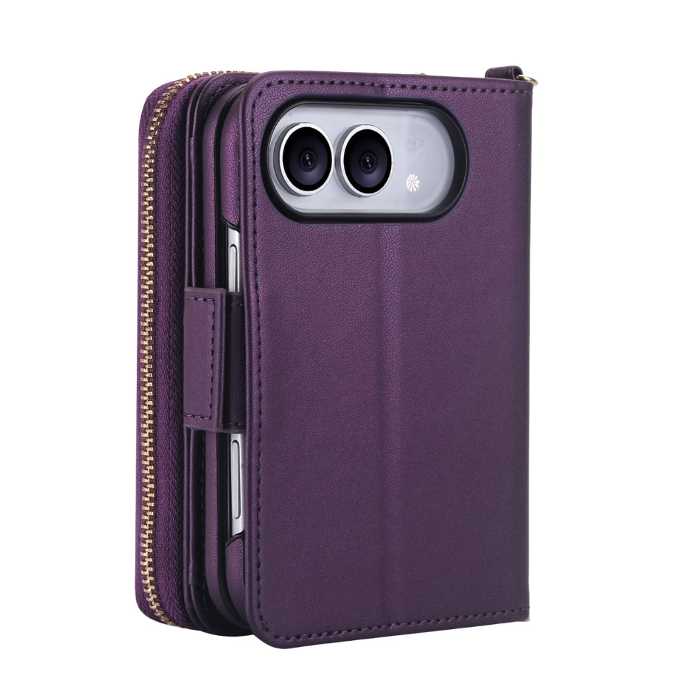 Acceptus Quilted Leather Wallet Case For iPhone 15-18